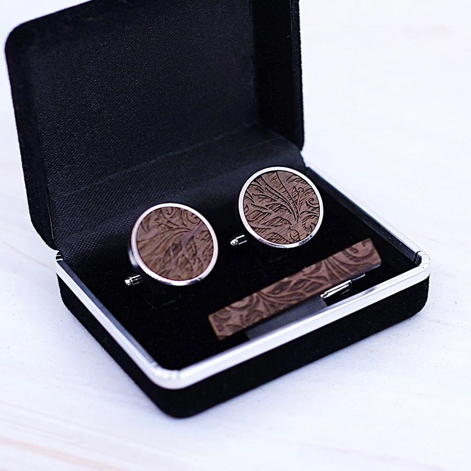 Butoni camasa lemn1 Cufflinks – Butoni pentru camasa