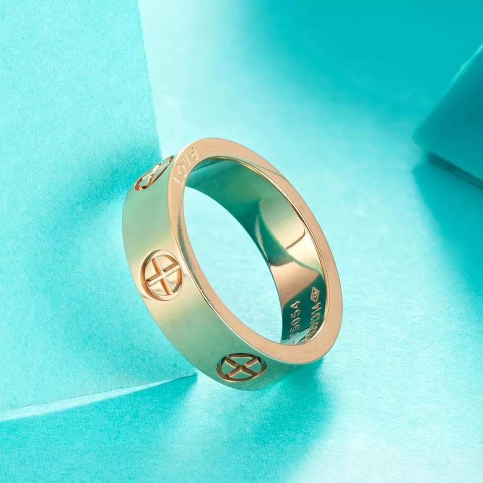 CARTIER GOLD COLOR PLUS (1) Ring – Forget me not- Gold color
