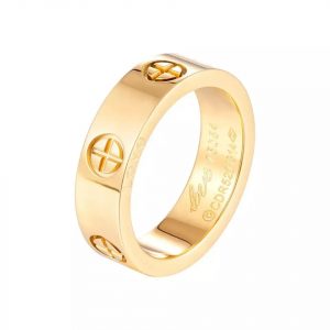 Ring – Forget me not- Gold color