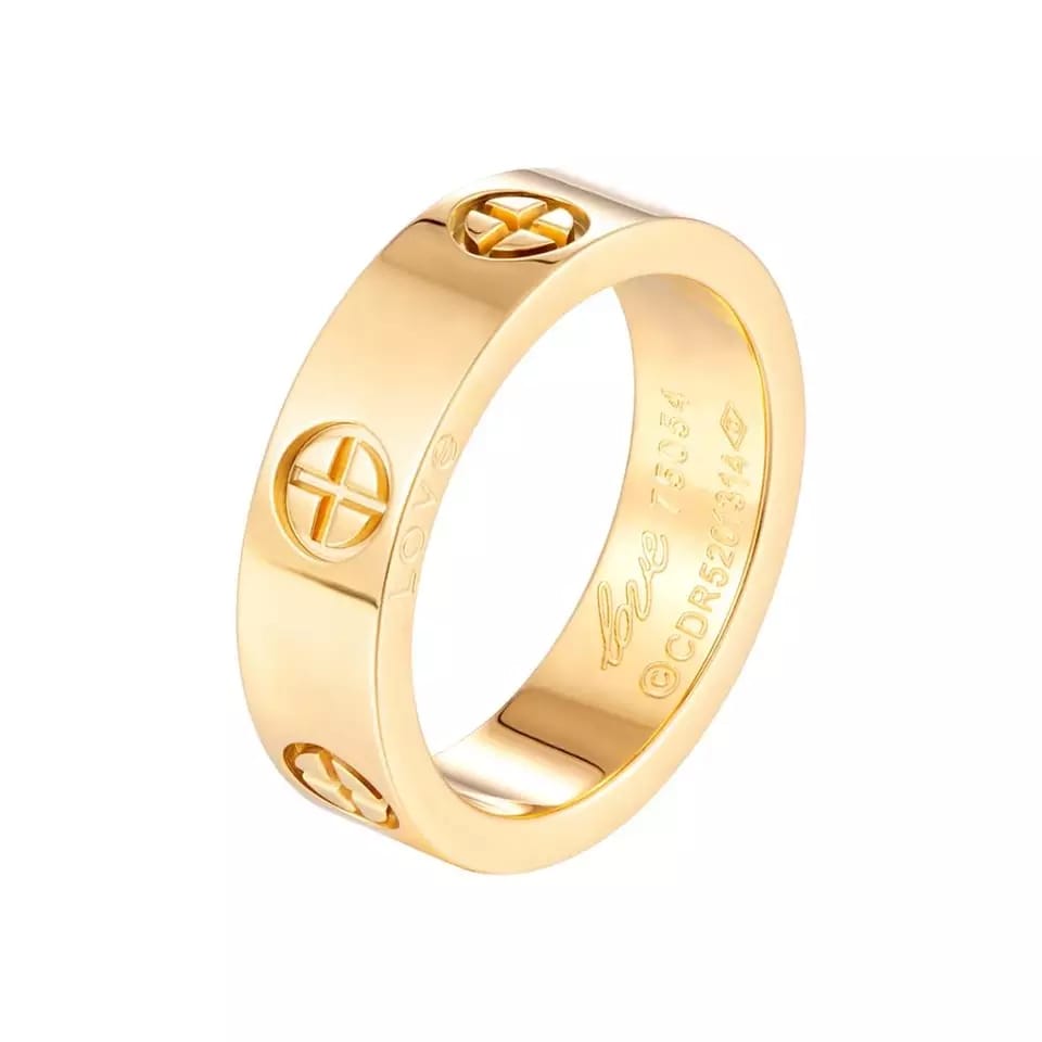 CARTIER GOLD COLOR PLUS (4) Ring – Forget me not- Gold color