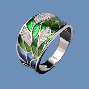 Ring – Green Leaves