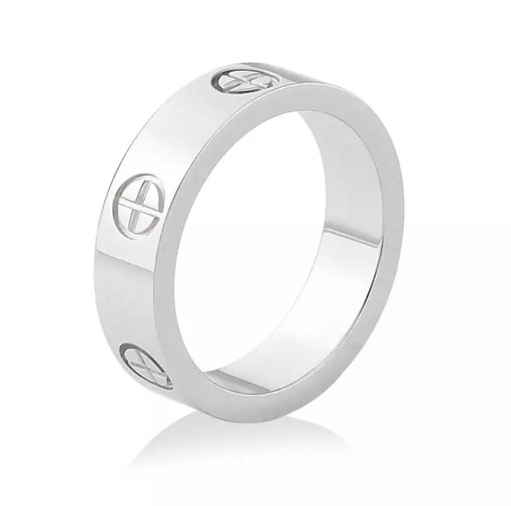 RING SIMILAR CARTIER PLUS (2) Ring – Forget me not- Silver color
