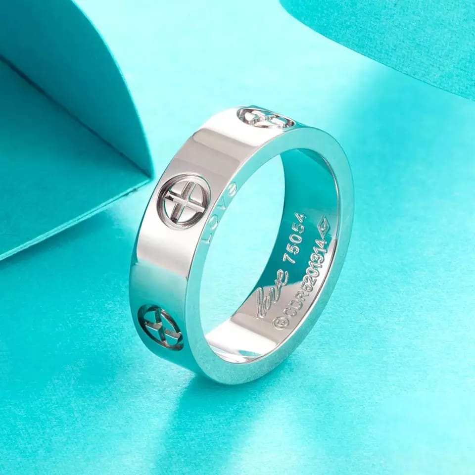 RING SIMILAR CARTIER PLUS (4) Ring – Forget me not- Silver color