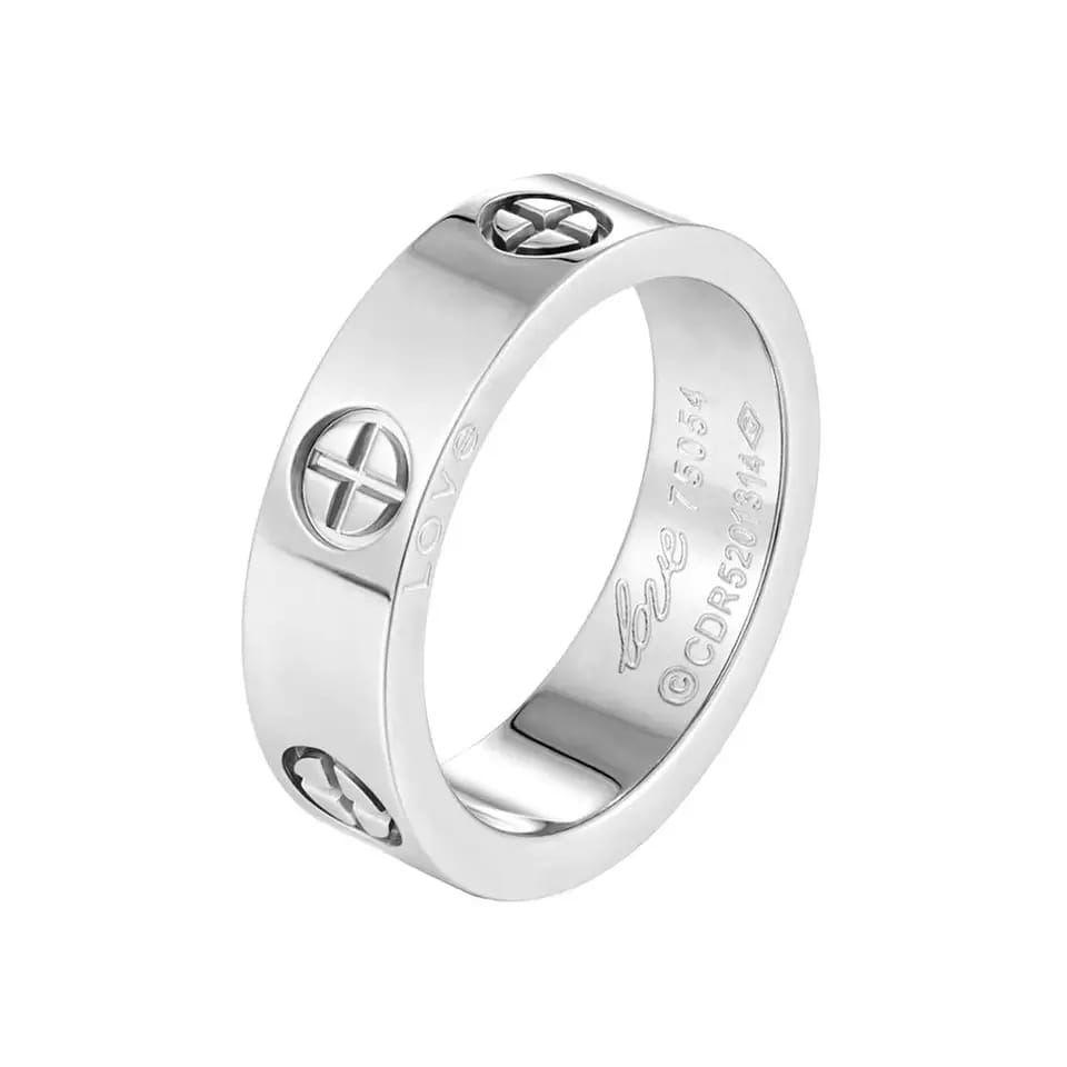 RING SIMILAR CARTIER PLUS (7) Ring – Forget me not- Silver color