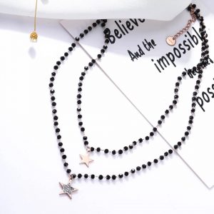Colier Star Rose Gold