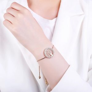 Bratara – Tree of Life – rose gold