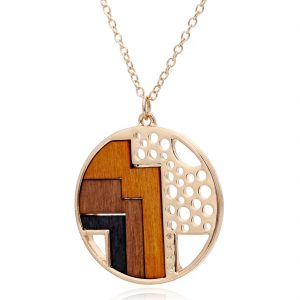 Pandantiv Wood Love Circle