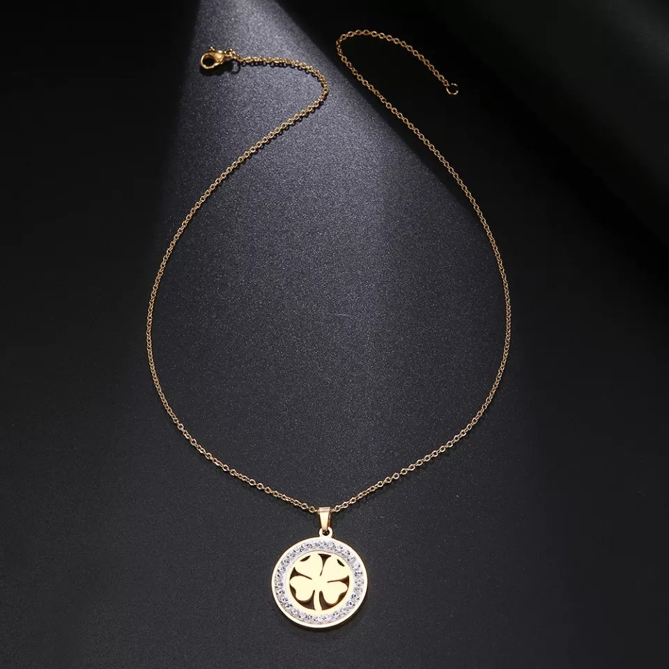 34061.jpg Necklace Trifoi Lucky Charm-gold color