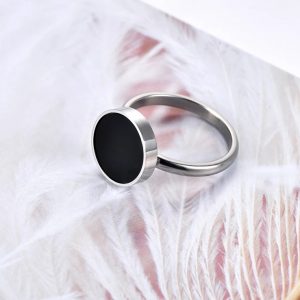Ring – LB Jewelry Silver Color /BLACK