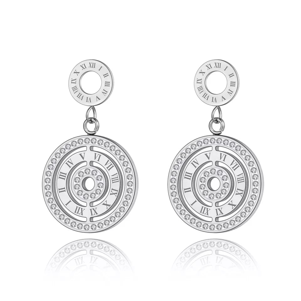 CERCEI SUPER ELEGANTI STAINLESS STEEL (2) Earrings- Peace of Soul 2
