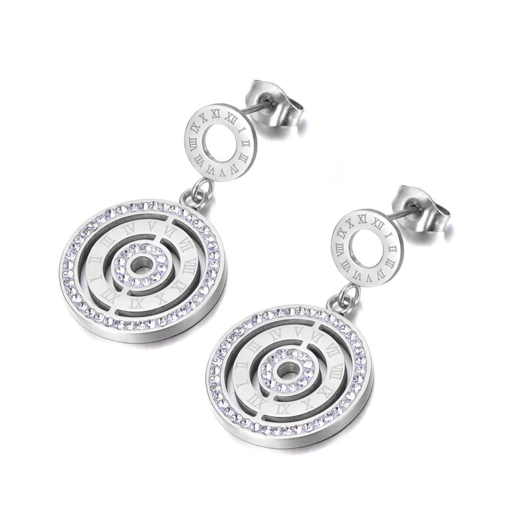 CERCEI SUPER ELEGANTI STAINLESS STEEL (3) Earrings- Peace of Soul 2